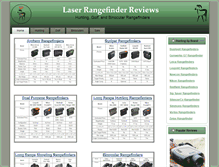 Tablet Screenshot of laserrangefinderreview.com